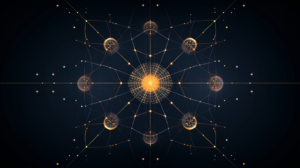 Qi Men Dun Jia fundamentals illustrated through modern metaphysical diagram Ancient wisdom meets contemporary design